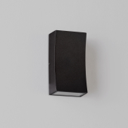 Nova Luce Boxy - buiten wandverlichting - 6,5 x 12 x 3,8 cm -  6W LED incl. - IP65 - donker antraciet