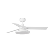 Faro Rudder Tak 3 S - plafondventilator met licht - Ø 106 - mat wit - 2700K