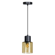 ETH Sledge Glass - hanglamp - Ø 12 x 218 cm - groen