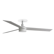 Faro Rudder L - plafondventilator met licht en inbouwrozet - Ø 132 cm - mat wit