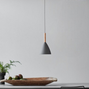 Design for the People Pure 20 - hanglamp - Ø 20 x 344 cm - grijs en bruin