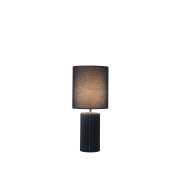Searchlight Groove - tafellamp - Ø 22 x 51 cm - marineblauw