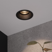 Nova Luce Reina - inbouwspot - Ø 90 mm x 49 mm, inbouwmaat Ø 75 mm - zwart