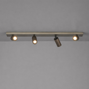 Projectlight Clara - opbouwspot 4L - 64 x 11 x 7 cm - brons