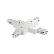 Nordlux Link - 1-fase railsysteem -  X-Connector - rail accessoires - 17,2 x 17,2 x 1,8 cm - wit