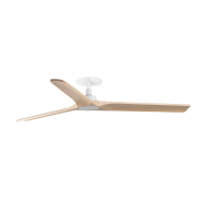 Faro Heywood L - plafondventilator met inbouwrozet - Ø 132 cm - mat wit en den