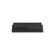 Nova Luce Ultra Slim - rail armatuur - 19,5 x 8,1 cm - 10W LED incl. - kantelbaar - witte lichtkleur - zwart