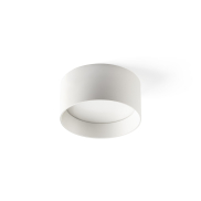 Faro Mizu - plafondlamp - Ø 14 x 7 cm - 15W LED incl. - mat wit