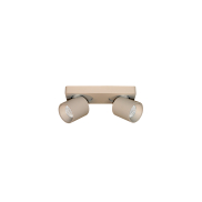 Artdelight Laguna - opbouwspot 2L - 22 x 8, 5 x 9, 5 cm - 2 x 6W dimbare LED incl. - champagne