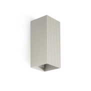 Faro Lune II L - wandlamp - 8 x 15,5 x 6,5 cm - grijs