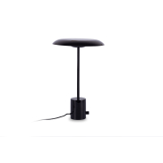 Faro Hoshi - tafellamp - Ø 26 x 40 cm - 12W dimbare LED incl. - glanszwart
