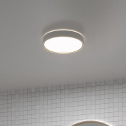 Nordlux Noxy - badkamer plafondverlichting - Ø 35 x 5 cm - 3 stappen Moodmaker SceneSelect functie - 15W LED incl. - IP44 - wit