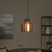 Lucide Rollo - hanglamp - Ø 31 x 150 cm - taupe