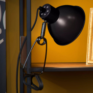 Lucide Moys - klemlamp - 32,5 x 14 x 12,7 cm - zwart