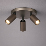Projectlight Clara - opbouwspot 3L - Ø 18 x 10 cm - brons