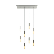 Creative Cables - hanglamp 8L - 67,5 x 130 cm - wit
