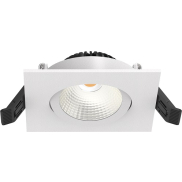Artdelight Dublin - inbouwspot - 83 x 83 mm, Ø 68 mm inbouwmaat - 6W dimbare LED incl. - wit