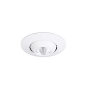 Maxlight Yuca Round Tilted - inbouwspot 1L - Ø 55 mm, Ø 45 mm inbouwmaat - 3W LED incl. - wit