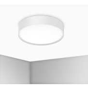 Century Italia Blanca Luxe - plafondlamp - Ø 40 x 7 cm - 24W LED incl. - wit