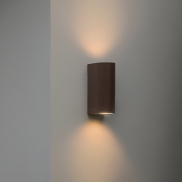 Nordlux Dion Double - buiten wandverlichting - 6,6 x 16,2 cm - IP44 - roestig