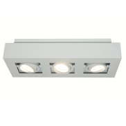 Artdelight Bosco - opbouwspot 3L - 36 x 14 x 8,6 cm - wit