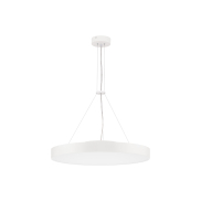 Nova Luce Perfect Profile - hanglamp op afstandsbediening  (incl.) - Ø 60 x 120 cm - 40W dimbare LED incl. - 2700K-6000K - wit