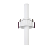 Nova Luce Zetan - inbouwspot - Ø 80 mm, Ø 75 mm inbouwmaat - 5W LED incl. - wit