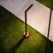 Nova Luce Pipe - tuinpaal - 11 x 64,5 cm - 5W LED incl. - IP65 - corten