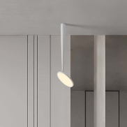 Nova Luce Ekei - plafondlamp - Ø 20 x 55 cm - 14W LED incl. - zandwit
