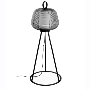 Faro Nara - vloerlamp - 56 x 120 x 46 cm - IP65 - mat zwart