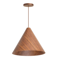 ETH Robin - hanglamp - Ø 45 x 237 cm - bruin