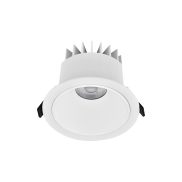 Nova Luce Brady - inbouwspot - Ø 14 x 9 cm - Ø 130 mm inbouwmaat - 20W LED incl. - IP67- wit