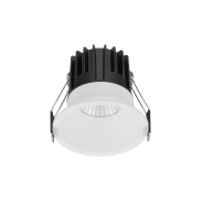 Nova Luce Luela - inbouwspot - Ø 85 mm - inbouwmaat 75 mm - 13W LED incl. - wit - 3000K