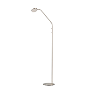 ETH Duuk - vloerlamp -  Ø 11,5 x 166 cm - 8W dimbare LED incl. - dim to warm - metallic