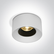 ONE Light Recessed Spots Fixed LED - inbouwspot - Ø 84 mm, Ø 72 mm inbouwmaat - 12W LED incl. - wit