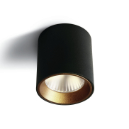 ONE Light Chill Out LED Cylinders - opbouwspot 1L - Ø 6 x 6,5 cm - 7W dimbare LED incl. - zwart
