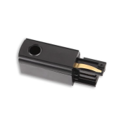 Maxlight Track - voedingsklem (rechts) voor rails - 96 x 21,5 x 32,5 cm - zwart