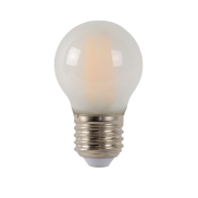 Lucide LED filament lamp - Ø 4,5 x 7,4 cm - E27 - 4W dimbaar - 2700K - albast