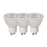 Lucide LED-spots (set van 3) - Ø 5 x 5,3 cm - GU10 - 5W dimbaar - 3000K - wit