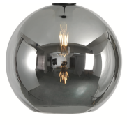 Artdelight Marino - glazen lampenkap - Ø 30 cm - titan