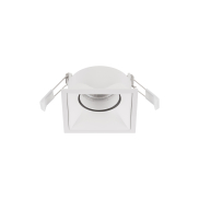 Nova Luce Reina - inbouwspot - 90 x 90 mm, inbouwmaat Ø 82 mm - wit