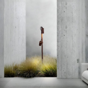 Nova Luce Darma - tuinpaal - Ø 10,5 x 122 cm - 13W LED incl. - IP65 - corten