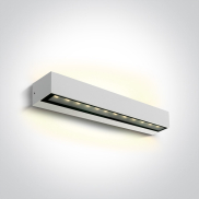 ONE Light Linear Outdoor Series Double Sided - wandlamp - 38 x 7,6 x 6,6 cm - 2 x 10W LED incl. - IP65 - wit