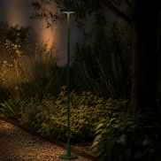 VK Lighting Jade - tuinpaal incl. voet en grondpiek - Ø 7 x 83,4 cm - 1W LED incl. - IP65 - groen