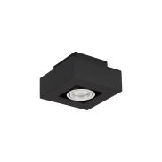 Nova Luce Robin - opbouwspot - 14,5 x 14,5 x 8,6 cm - zwart