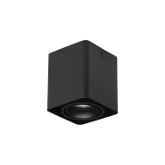 Nova Luce Rende - opbouwspot - 8,5 x 8,5 x 10 cm - zwart
