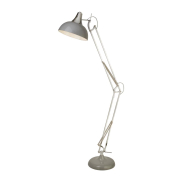 Searchlight Goliath - vloerlamp - 30 x 170 cm - chroom en grijs