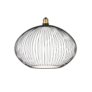 Segula Floating Globe Filo LED Oval - Ø 30 cm - E27 - 6W dimbaar - 2200K - zwart