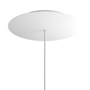 Creative Cables - Rose-One Rond plafondrozet voor 1 lichtpunt - Ø 40 x 3,5 cm - wit