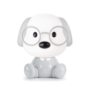 Zuma Line Animals hondje - tafellamp - 18 x 20 cm - 3W dimbare led incl. - grijs